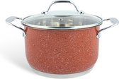 Edënbërg Red Line - Kookpan met Deksel - RVS - Ø 20 cm
