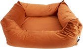 Woefwoef hondenmand velvet oranje 80x67x22 cm