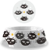 Tarhong Voerbak Matt The Cat Wit / Zwart
