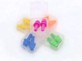 Jumada - Bouchons d'oreilles d'oreille en Siliconen - Protection Protection auditive - Fête - Dormir - Réutilisable - Dans une boîte de rangement - Blauw