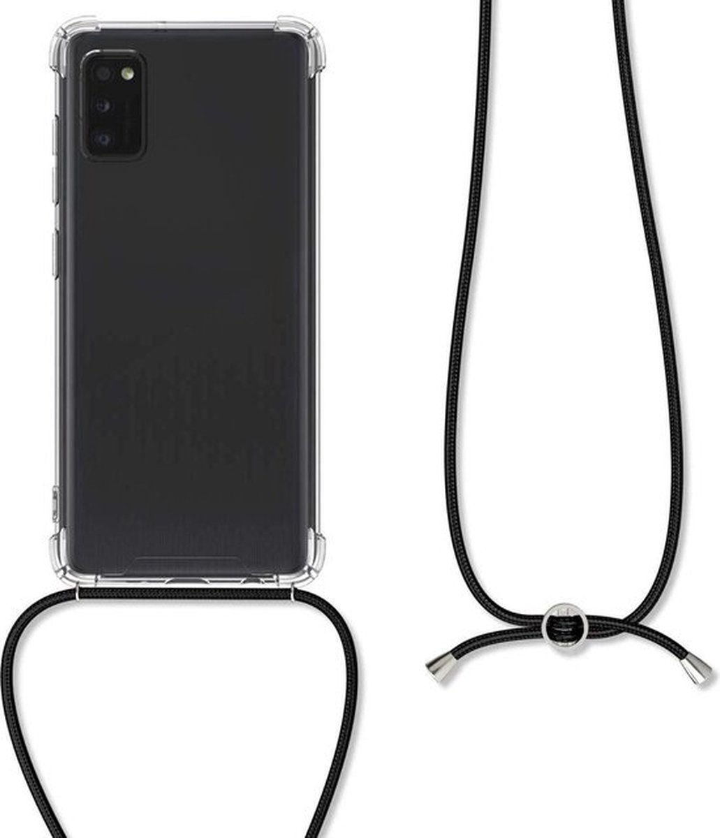 Jumada - Samsung Galaxy Backcover - A51 - Met koord - Hoesje - Zwart