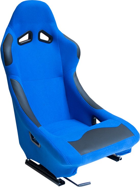 Sportstoel 'BW' - Blauw - Vaste rugleuning - incl. sledes