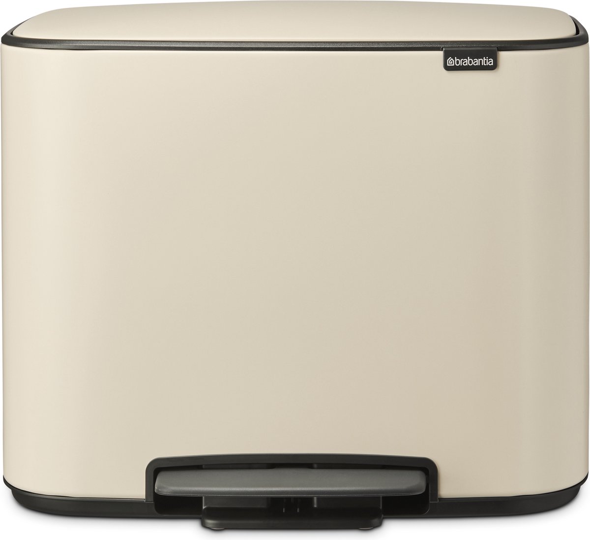Goedkoopste Brabantia Bo Prullenbak - 11 23 liter - Afvalscheiding - Soft Beige