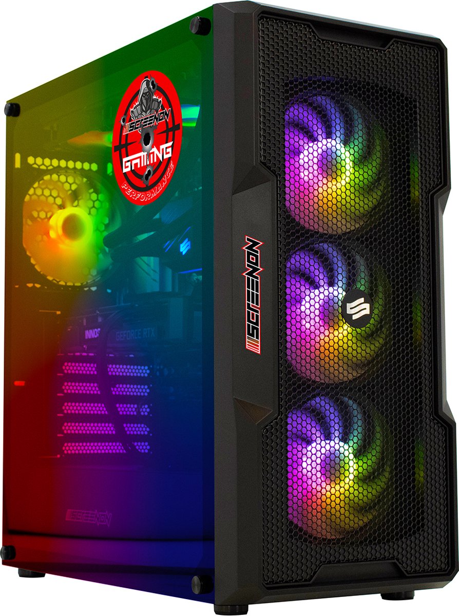 ScreenON - Night Shark - Ryzen 7 - 1024GB M.2 SSD - RTX 3060 - GamePC.V45676