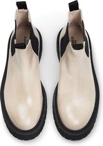 Copenhagen Shoe Biz Dames Chelsea Boots Cream Bone 38