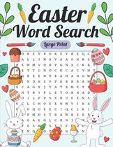 Large Print Easter Word Search: Easter Word Find Puzzle Activity Book, Perfect Vacation Gift