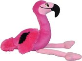 Pluche speelgoed knuffeldier Flamingo van 24 cm - Dieren knuffels - Cadeau voor kinderen