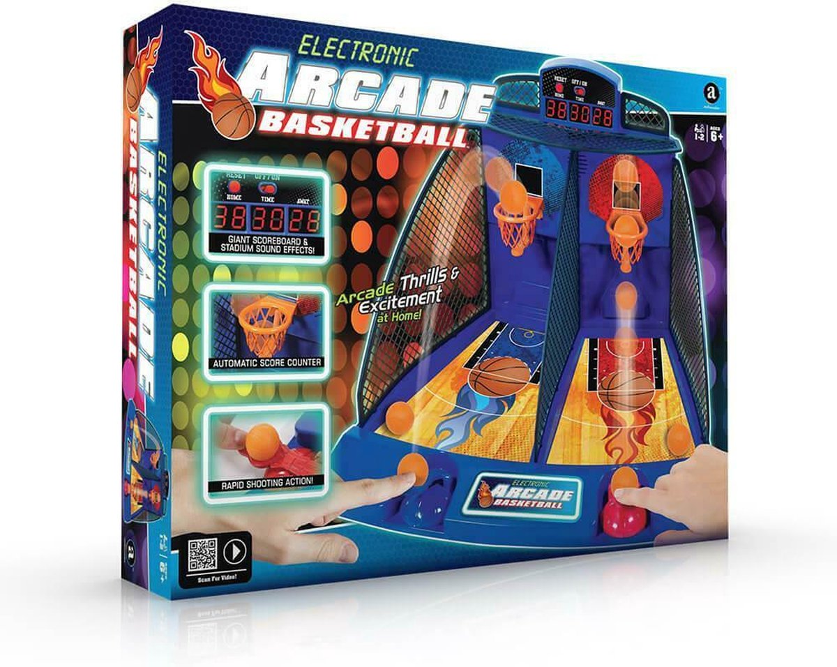 Mini machine d'arcade - Jeu de basket-ball - Silvergear