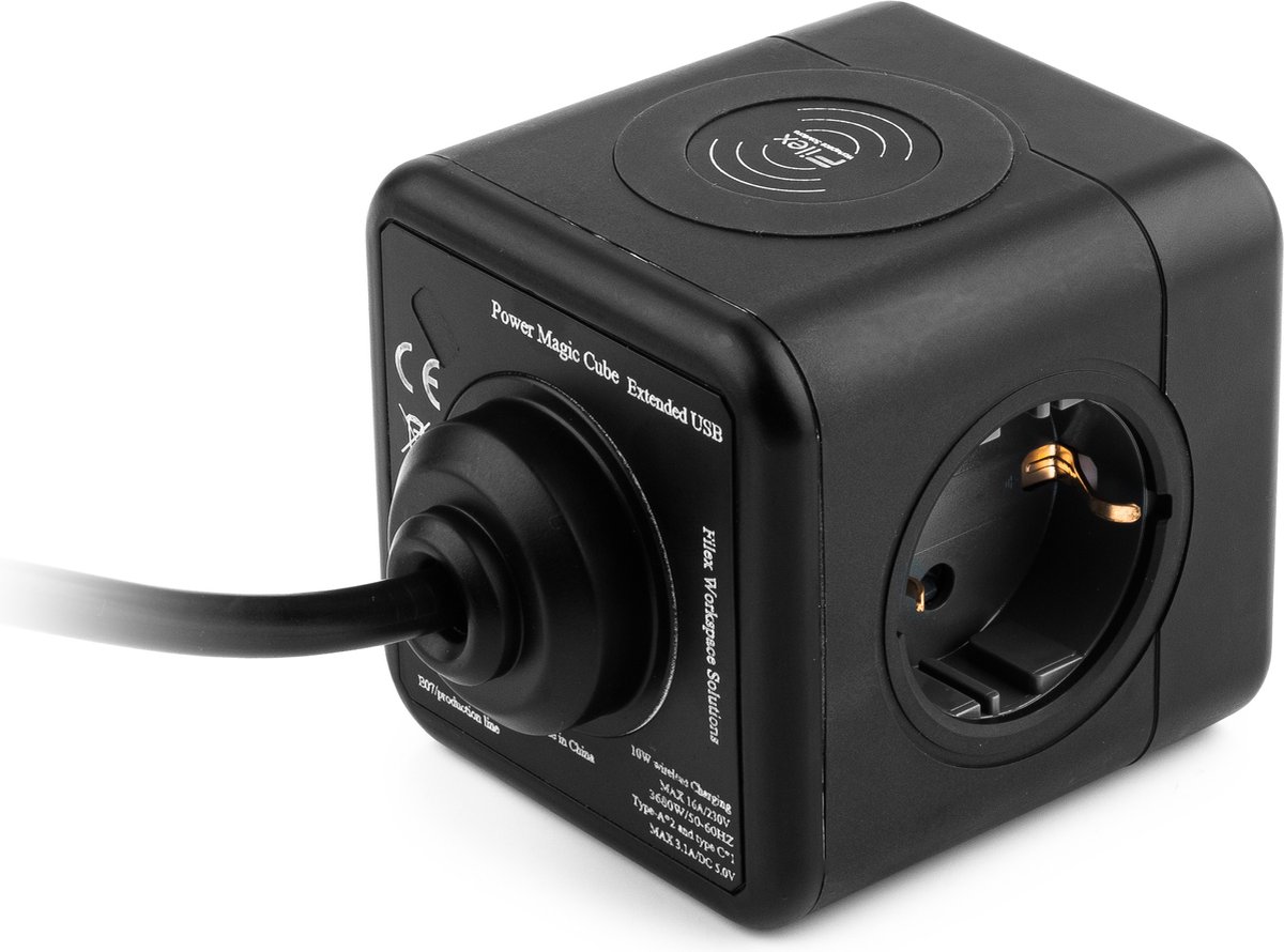 Filex Power Qi-Charge Point - Zwart