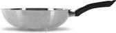 BK Bold wokpan 28 cm - 3,7 l - inductie - alle warmtebronnen - tot 160 graden - zonder deksel - kunststof koudgreep - RVS - keramische anti-aanbaklaag - vaatwasbestendig - PFAS-vrij