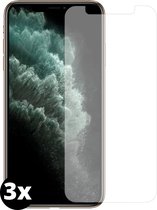 Fooniq Screenprotector Transparant 3x - Geschikt Voor Apple iPhone 11 Pro Max/iPhone XS Max