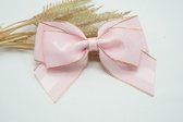 Grosgrain large haarstrik - Kleur Roze - Haarstrik  - Glitter haarstrik – Babyshower - Bows and Flowers