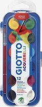 2x Giotto Waterverfdoos- Intense Kleuren - Waterverf - Knutselen - Kinderen - Hobby Verf - Verfdoos - Kleuren - Verven - Schilderen - Kleurenpallet - Aquarel - Aquarelverf - Water Colour - 12