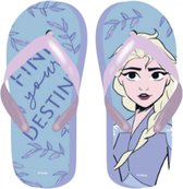 Frozen teenslippers - slippers - flipflop - Disney - roze - lila - Elsa - maat 24/26