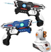 2 pistolets KidsFun + projecteur - Set laser tag intérieur et outdoor