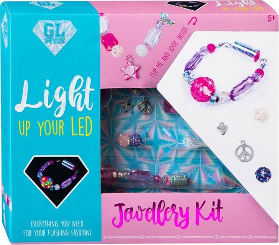 Landschap Taiko buik biologie Juwelen maken met licht - sieraden maken voor kinderen - speelgoed meisjes  | bol.com