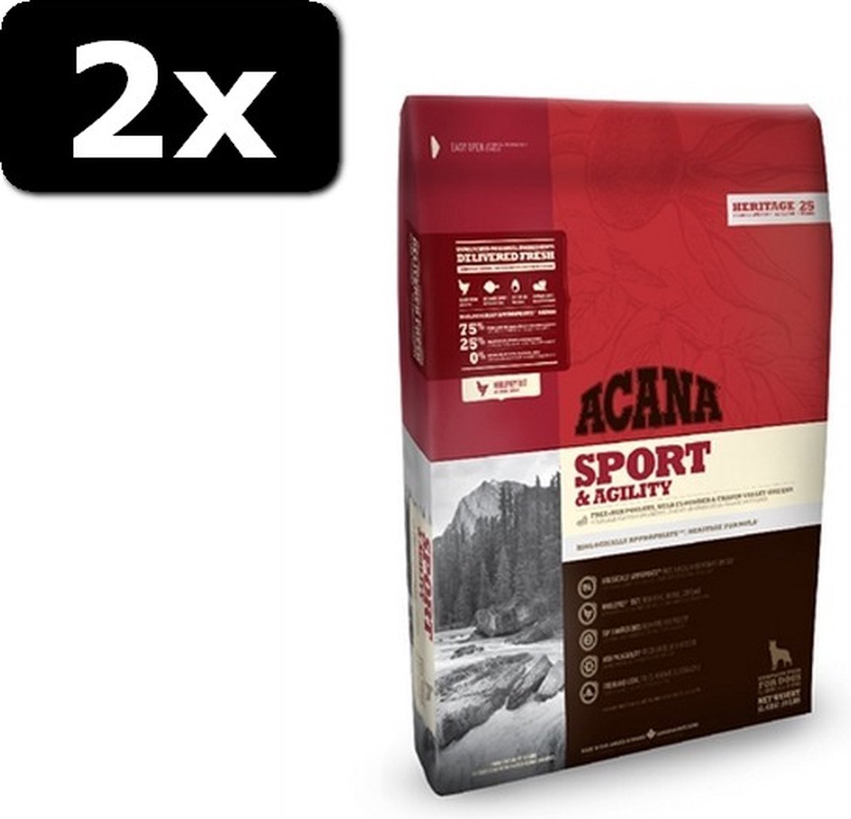 2x ACANA SPORT & AGILITY 11,4KG