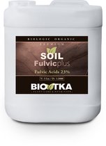 BioTka FULVIC PLUS (speciaal supplement) 5 Ltr. plantvoeding - biologische voeding - biologische plantvoeding - planten - bio supplement - hydro plantvoeding - plantvoeding aarde -
