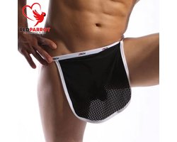 Erotische slip heren - Transparant - Penis los - Sexy - Rollenspel - String