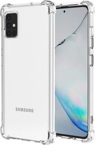 Hoesje geschikt voor Samsung Galaxy A51 - Backcover - Anti shock - Extra dun - Transparant