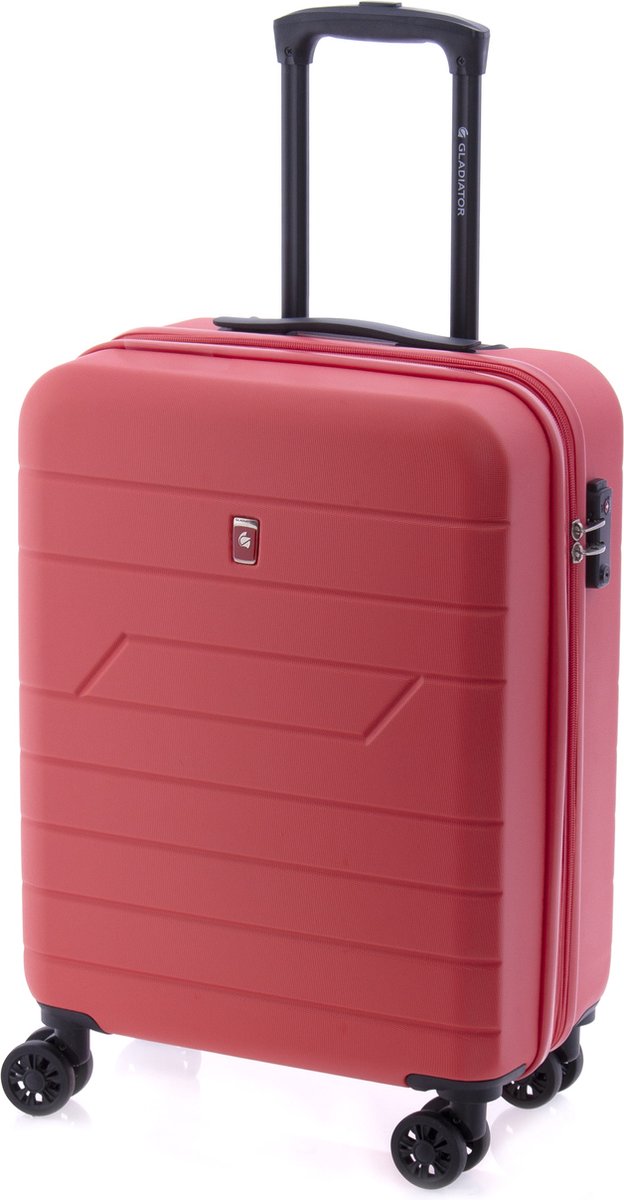 Gladiator Mambo S Handbagage Koffer Expandable - 55 cm - TSA slot - Rood