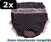 2x HYGENIC KNICKERS POLKA DOT 30-35CM
