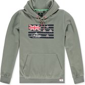 Hooded Sweater Roberts Rock Olive (22BN308-1425)