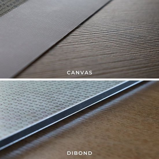 Peinture au Diamond - Coucher de soleil derrière la porte - Fabriqué aux Pays- Nederland - 30 x 40 cm - matériel de toile - pierres carrées - Livré sous 2-3 jours ouvrables