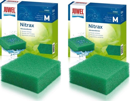 Juwel Mousse Filtrante Nitrax M - Anti-Nitrates Pour Aquarium Bioflow Compact