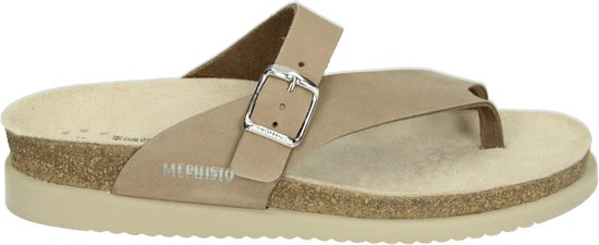 Mephisto HELEN SANDALBUCK - Chaussons femme Adultes - Couleur : Wit/beige - Taille : 43