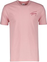 Tommy Jeans T-shirt - Modern Fit - Roze - S