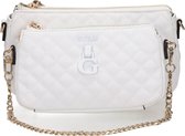 Guess Rue Ross crossbodytas met afneembare  dames schoudertas - Wit - Maat Geen