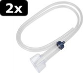 2x AQUARIUMSTOFZUIGER GRAVELCLEAN 140C