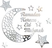 Ramadan Eid Decoratie sticker versiering - 42 x 45 cm - Goud