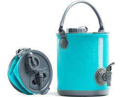 Colapz 2-in-1 Opvouwbare Waterdispenser 8L - Waterkan met Kraantje voor Kamperen - Waterkaraf met Deksel - Jerrycan met Kraantje - Watertank - Limonadetap - Blauw - Kamperen met Caravan en Camper in 2025