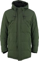 Cast iron armygroene parka winterjas - Maat XXL
