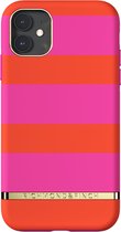 Richmond & Finch Magenta Stripe strepen hoesje voor iPhone 11 - roze