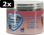 2x RENSKE HOND MINI HART ZALM 100GR