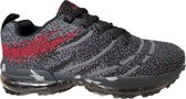 Sneakers heren zwart rood maat 37