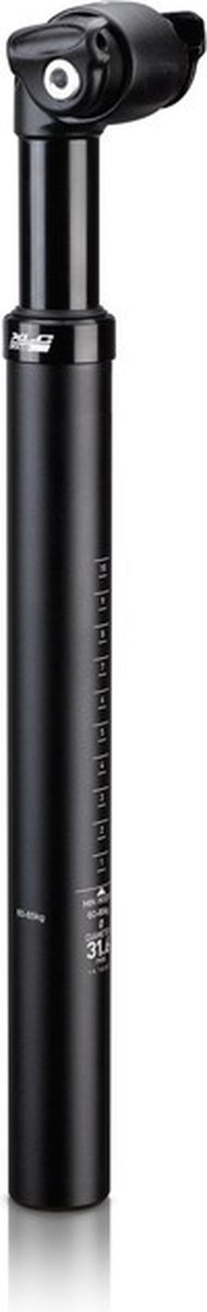 XLC zadelpen Verend - 31.6 x 350mm - 85-100kg - SP-S08 - Aluminium