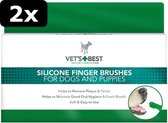 2x VETS BEST FINGER BRUSHES