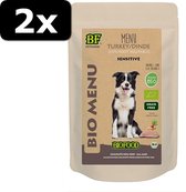 2x BIOF ORGANIC KALKOEN MENU 15X150GR