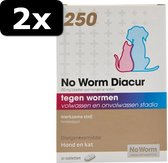 2x - NO WORM DIACUR 250MG 10TBL