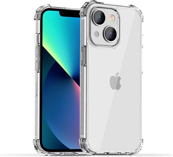 Smartphonica iPhone 13 transparant hoesje flexibel met stootrand / Siliconen / Back Cover geschikt voor Apple iPhone 13