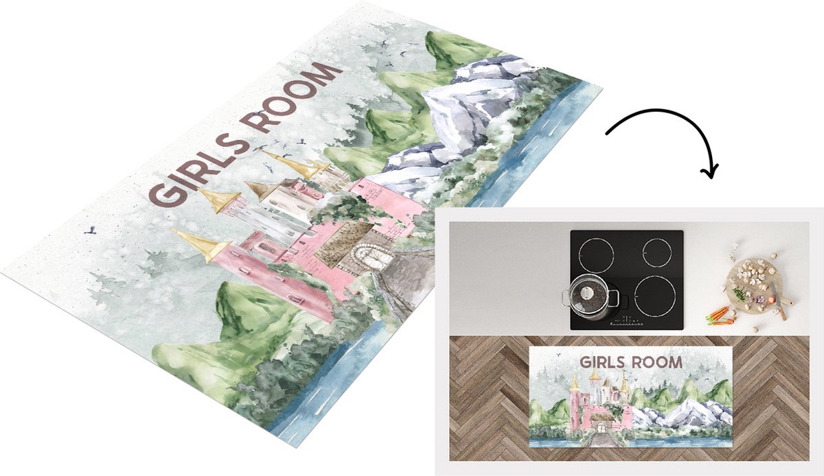 KitchenYeah Keukenloper - Loper keuken - Quotes - Girls room - Meisjes - Spreuken - Keukenloper vinyl multicolor, foto 2