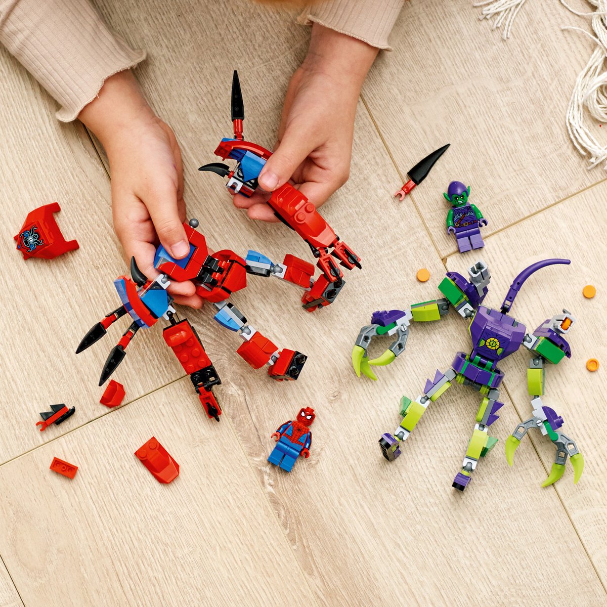 Lego Marvel 76219 Spiderman & Green Goblin mechagevecht — afbeelding 7