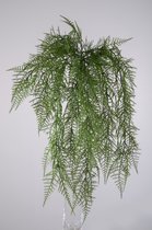 Hangplant Hangend Groen - topkwaliteit decoratie - Groen - zijden tak - 65 cm hoog