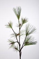 Kunsttak Pine - topkwaliteit decoratie - Groen - zijden tak - 94 cm hoog