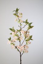 Kunstbloem Bloesem - topkwaliteit decoratie - Peach Zalm - zijden tak - 130 cm hoog