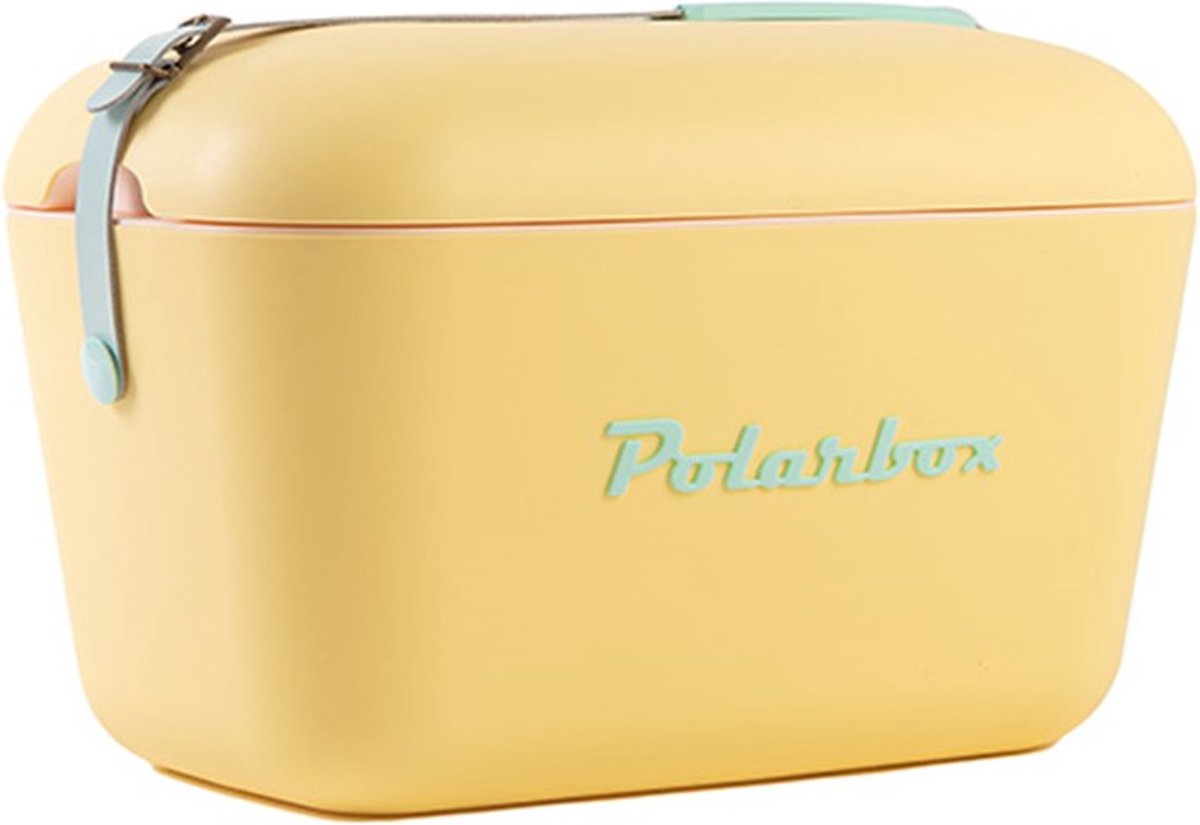 Polarbox Koelbox met Schouderband - Geel - 12 Liter - 40x26x(H)23cm